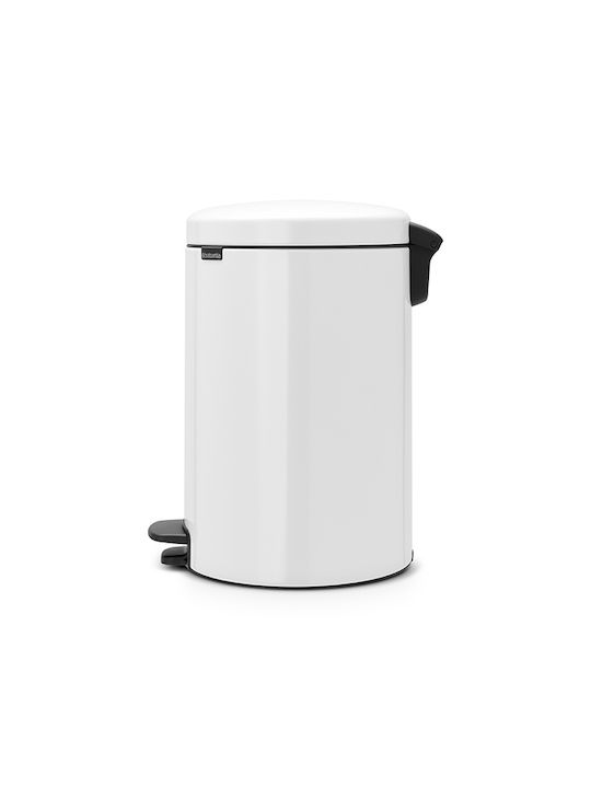 Brabantia Brabantia Metallic Waste Bin with Pedal White 20L