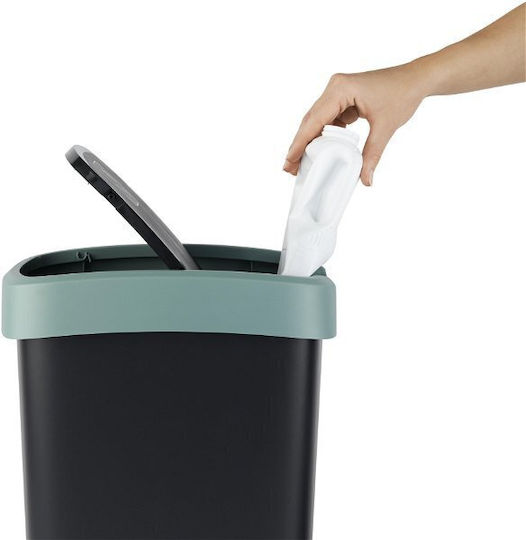 Rotho Babydesign Twist Κάδος Απορριμμάτων Πλαστικός Πράσινος 50lt