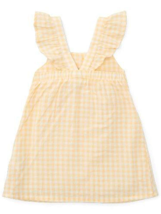 Little Dutch Mädchen Kleid Ärmellos Sunshine Checks