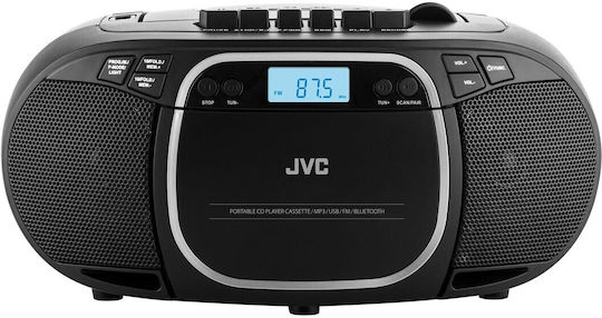 JVC Portable Sound System with CD Black
