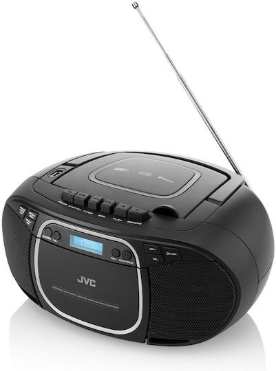 JVC Φορητό Ηχοσύστημα με Ραδιόφωνο Μαύρο