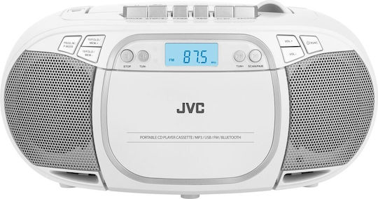 JVC Portable Sound System with CD White
