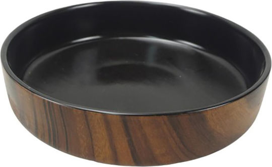 Oriana Ferelli Fruit Bowl Metallic Black 25.5x25.5x7.5cm