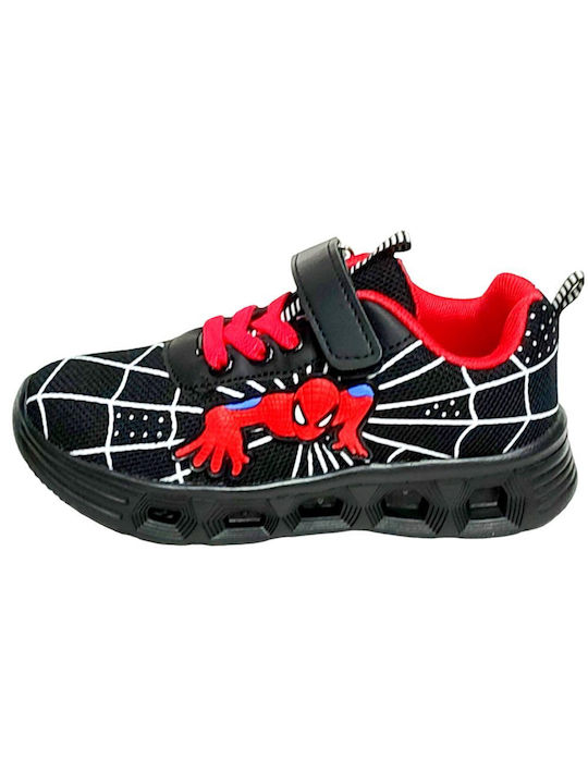 Spiderman Kids Sneakers Black