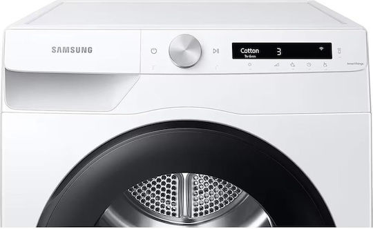 Samsung DV80T5220AW Στεγνωτήριο 8kg με Αντλία Θερμότητας