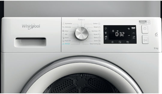 Whirlpool FFT M22 9X2WS PL Wäschetrockner 9kg mit Wärmepumpe