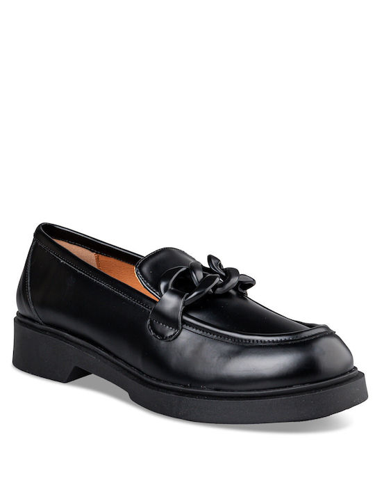 Envie Shoes Damen Loafers in Schwarz Farbe