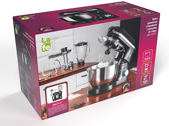 Lafe MPL-001 Κουζινομηχανή 1000W με Ανοξείδωτο Κάδο 5lt