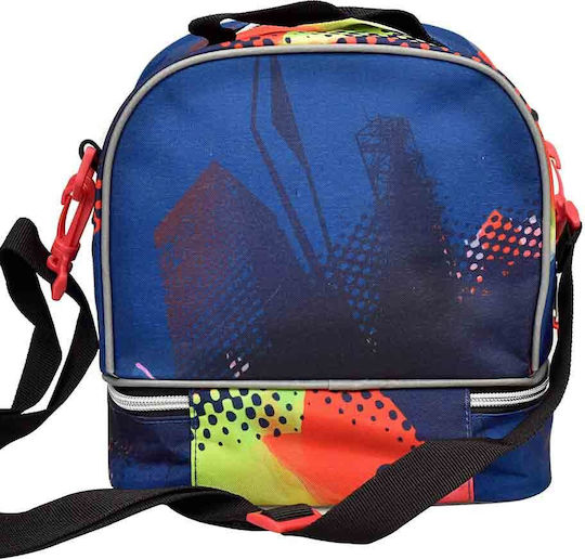 Gim Spiderman School Insulated Shoulder Lunch Bag 5lt Multicolour Spiderman 20 x 15 x 21cm
