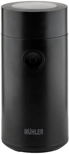 Muhler Electric Coffee Grinder 130W for 30gr Beans Black