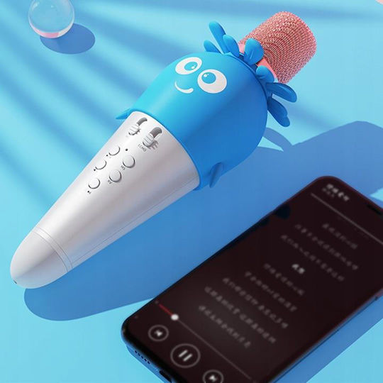 Forever Μικρόφωνο Karaoke Ασύρματο AMS-200 GSM115308 Μπλε
