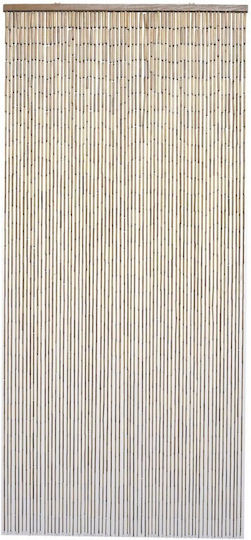 Bamboo Door Curtain Beige 90x200cm 5500404