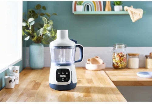 Tefal Yummy Gourmet Multifunctional Food Processor 600W with Bowl Capacity 800ml and Blender Jug Capacity White