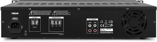 Power Dynamics PRS240 Προενισχυτής Εγκαταστάσεων Μονοκάναλος 240W/8Ω με 1 Ζώνη 240W/100V 100VS593
