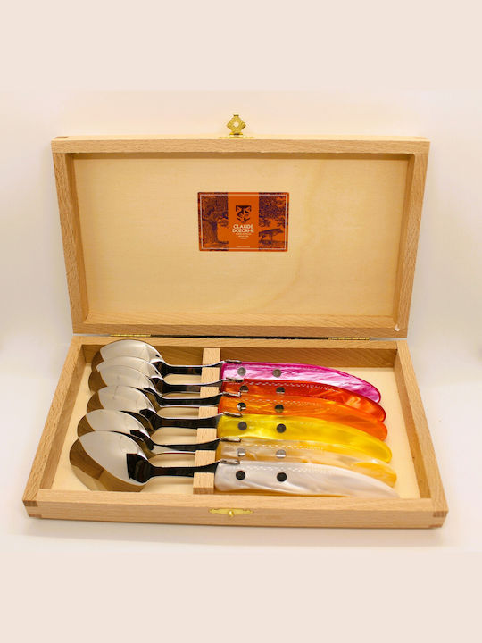 Claude Dozorme Löffel Abendessen Rostfreier Stahl Mehrfarbige 6 Stücke Claude Dozorme Löffel Abendessen Rostfreier Stahl Mehrfarbige 6 Stücke
