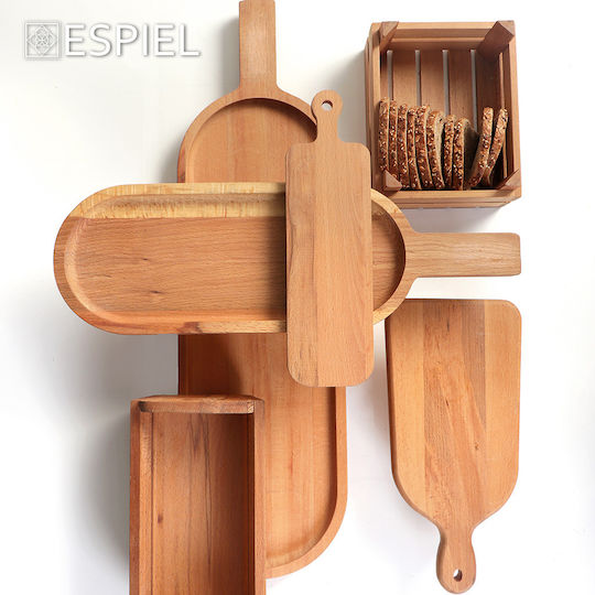 Espiel Platou de Servire cu mâner Lemn 31x9buc 1buc
