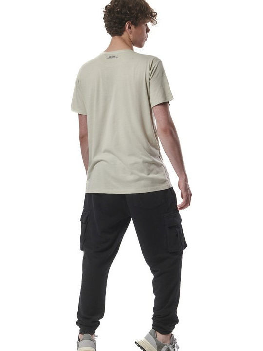 Cargo Sweatpants with Elastic Black