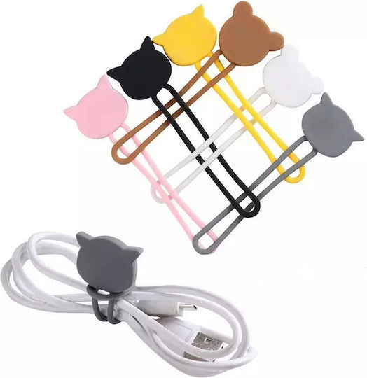 Silicone Cable Reel Pink