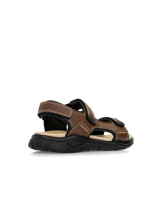 FAME Herrensandalen in Braun Farbe