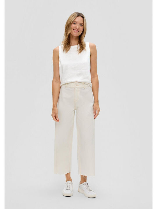 S.Oliver Women's Jean Trousers White