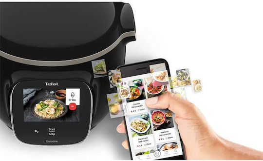 Tefal Cook4me Touch Мултикукър 1600W с Капацитет 6лт Черен
