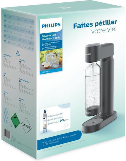 Philips Lite Παρασκευαστής Σόδας Μαύρη