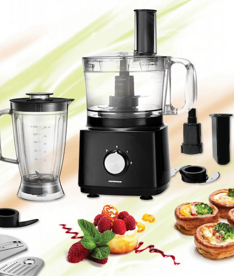 Heinner Procesor alimentar multifuncțional 750W cu vas 1.2lt Negru