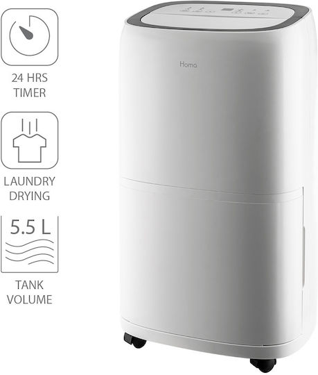 Homa HDH-20T55 Αφυγραντήρας με Συμπιεστή 20lt