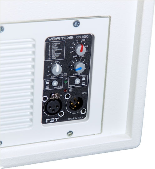 FBT Vertus CS1000W Aktiv Sprecher PA 400W mit Woofer 12" 37.3x45x56.5cm.