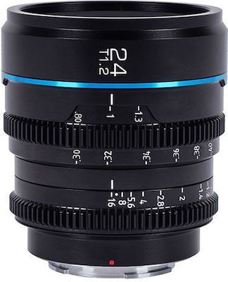 Sirui Nightwalker 24mm T1.2 Cine Φακός L Mount για Φακούς Διαμέτρου 24mm