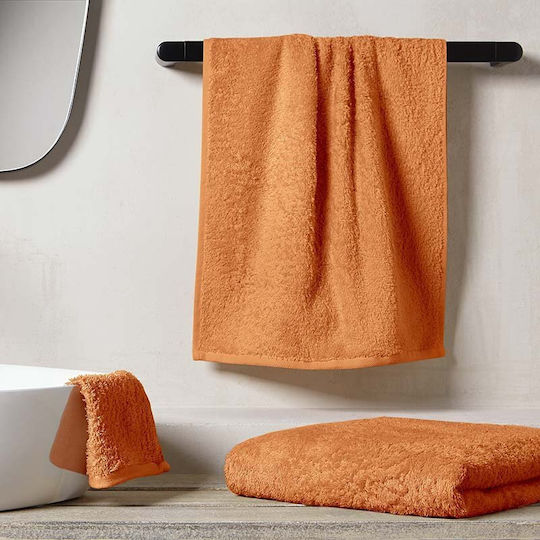 Peiraiki Patraiki 3-tlg. Set Badetücher Orange Ochre Gewicht 440gr/m²