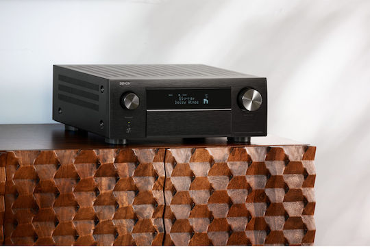 Denon AVC-X4800H Home Cinema Receiver 4K/8K 11.2 Channels 125W/8Ω 165W/6Ω with HDR and Dolby Atmos Black