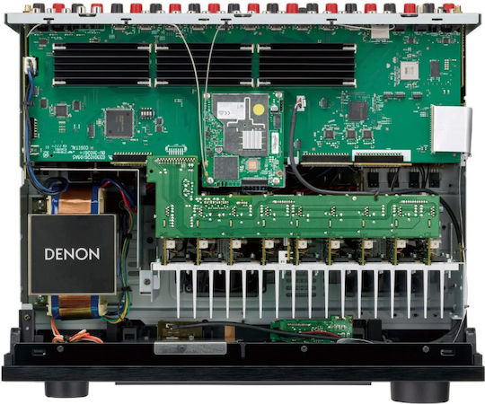 Denon AVC-X4800H Home Cinema Receiver 4K/8K 11.2 Channels 125W/8Ω 165W/6Ω with HDR and Dolby Atmos Black