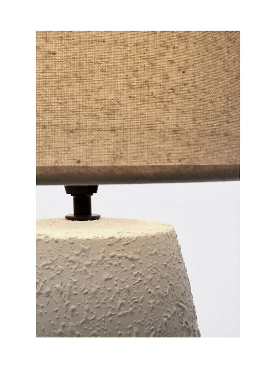 Bizzotto Κεραμικό Πορτατίφ με Μπεζ Καπέλο και Λευκή Βάση