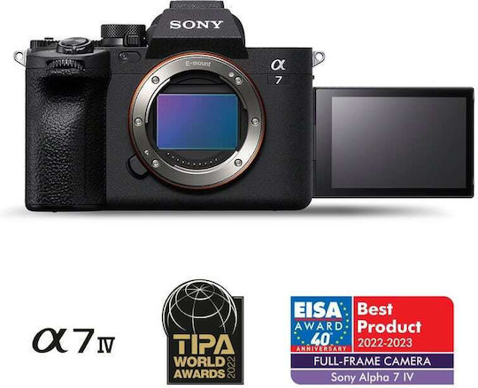 Sony a7 IV Mirrorless Φωτογραφική Μηχανή Kit (FE 24-105mm F4 G OSS) Μαύρη