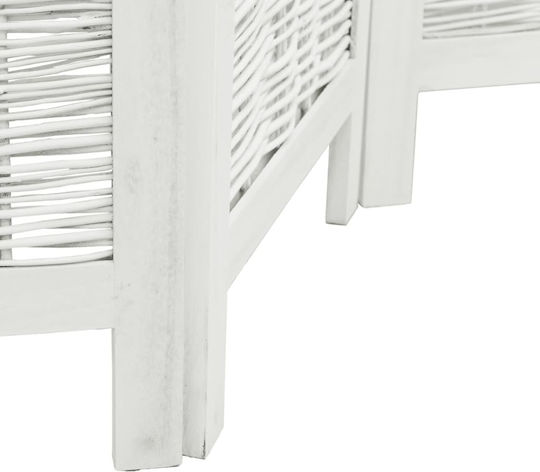 vidaXL Decorative Room Divider Wooden with 3 Panels 105x160cm