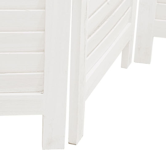 vidaXL Decorative Room Divider Wooden with 3 Panels 105x220cm