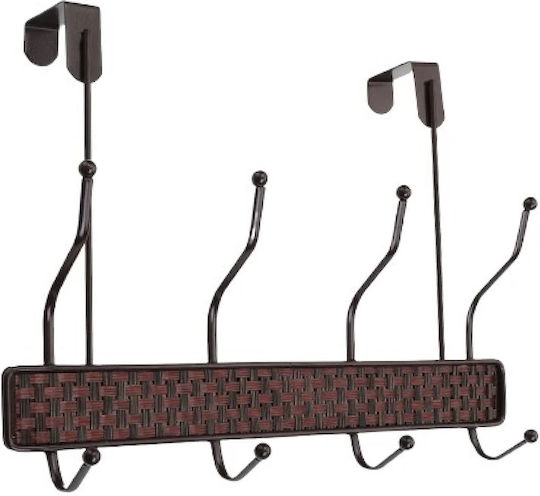 Viosarp Door Hook 4 Slots Metallic