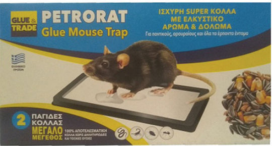 Glue & Trade Petrorat Large Plastic Glue Trap 0067 2 Pieces