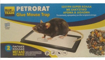 Glue & Trade Petrorat Παγίδα Κόλλας από Πλαστικό 0067 Μεγάλη 2τμχ