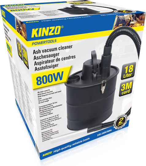 Kinzo Cb 18L Пепелник 800W с кофа 18лт