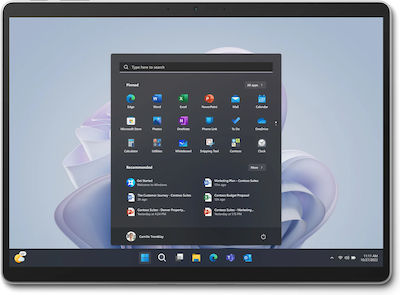 Microsoft Surface Pro 9 13" Tablet με WiFi (16GB/512GB/i5-1245U/Win 10 Pro) Platinum