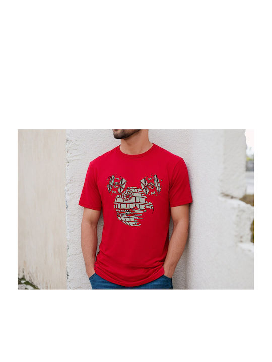 Fruit of the Loom T-shirt Star Wars Red Cotton