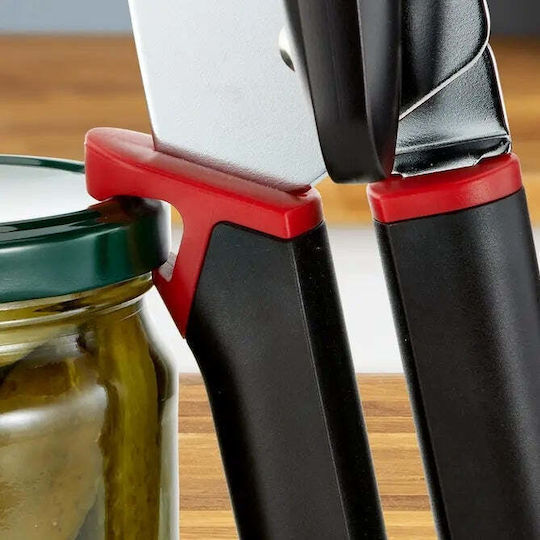 Tefal Ingenio Отварачка за Консерви от Неръждаема Стомана Черно/червено