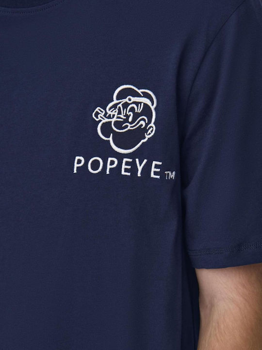 Only & Sons Popeye Tricou Albastru marin Bumbac