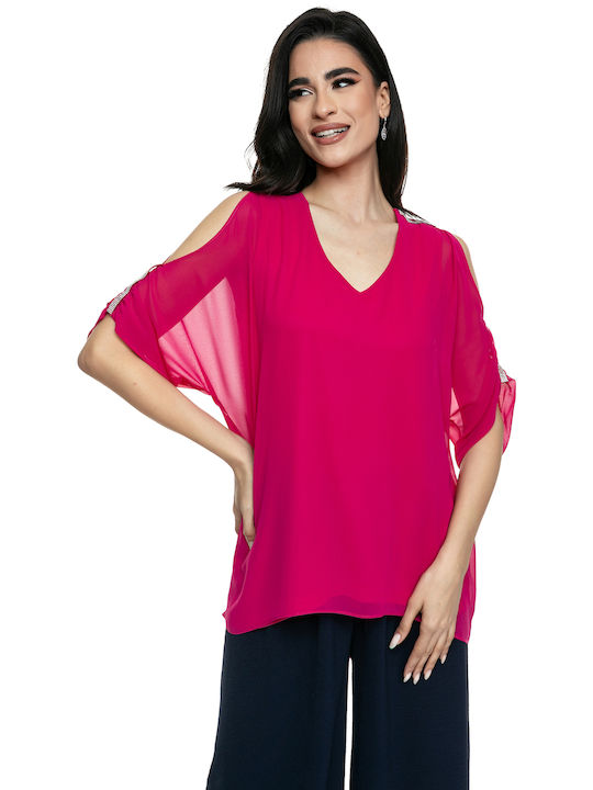 RichgirlBoudoir Women's Blouse Fuchsia