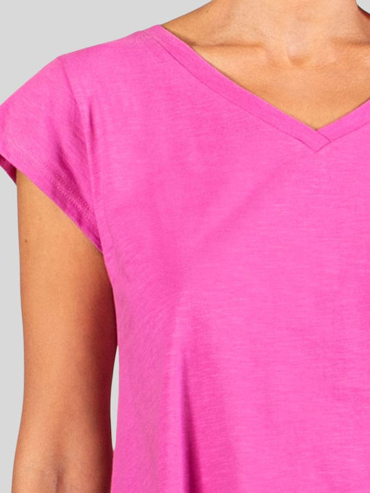 Moutaki Femeie Tricou Fuchsia