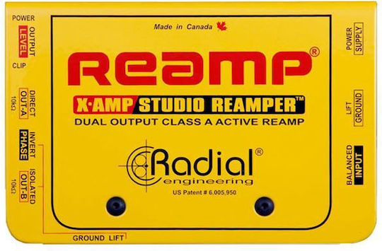Radial Reamp X-Amp Активен DI Box