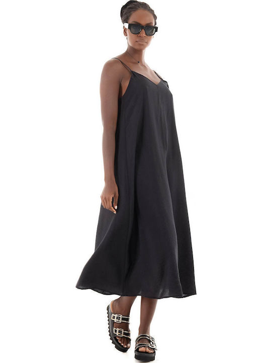 Josie Φόρεμα Plain Black