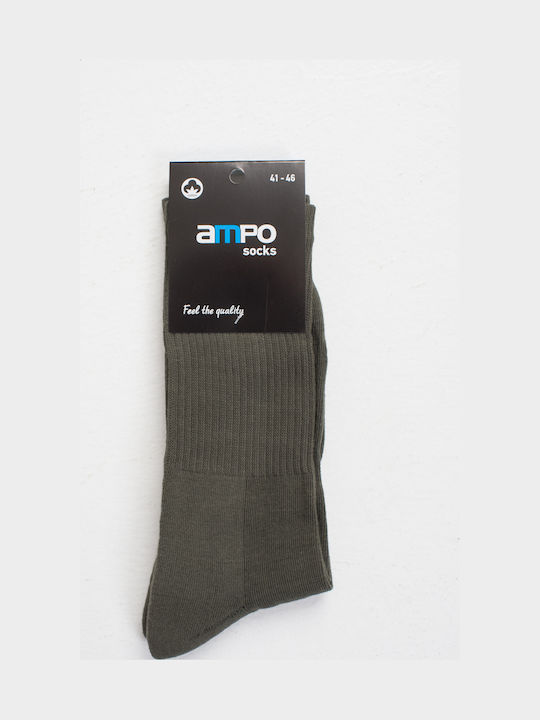 Ampo Socks Ανδρικές Κάλτσες Καφέ